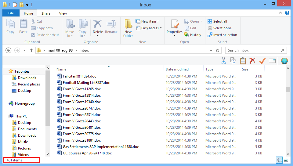 Convert NSF file to word