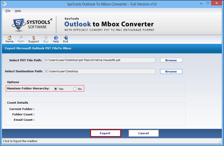 PST to MBOX Converter