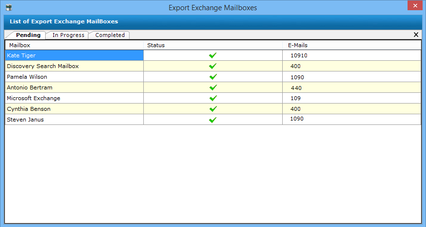 transfer exchange to mbox