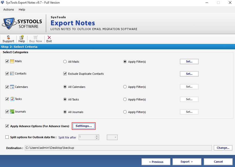 export nsf file to outlook