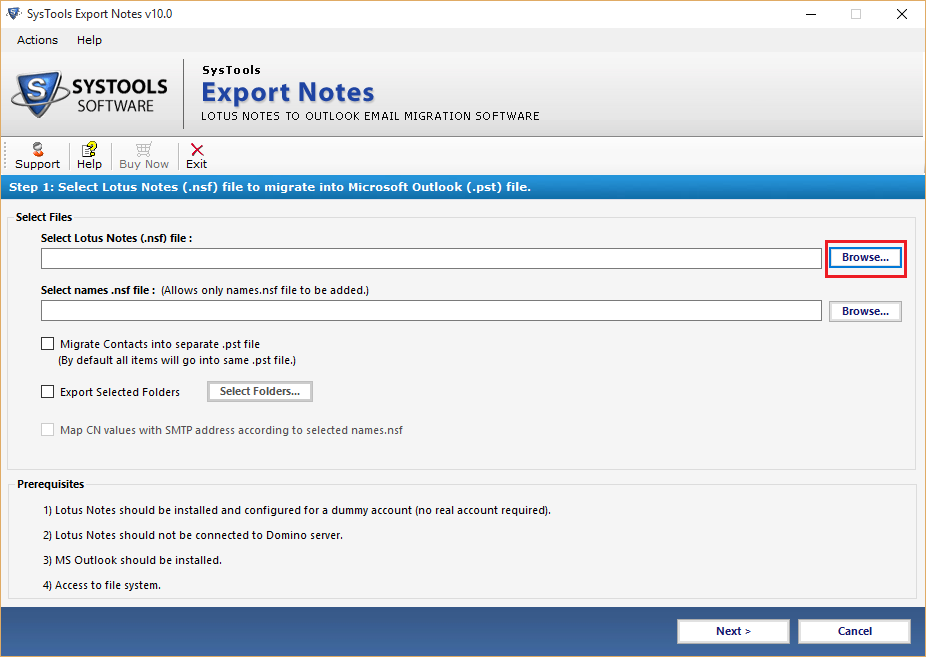 lotus notes to outlook