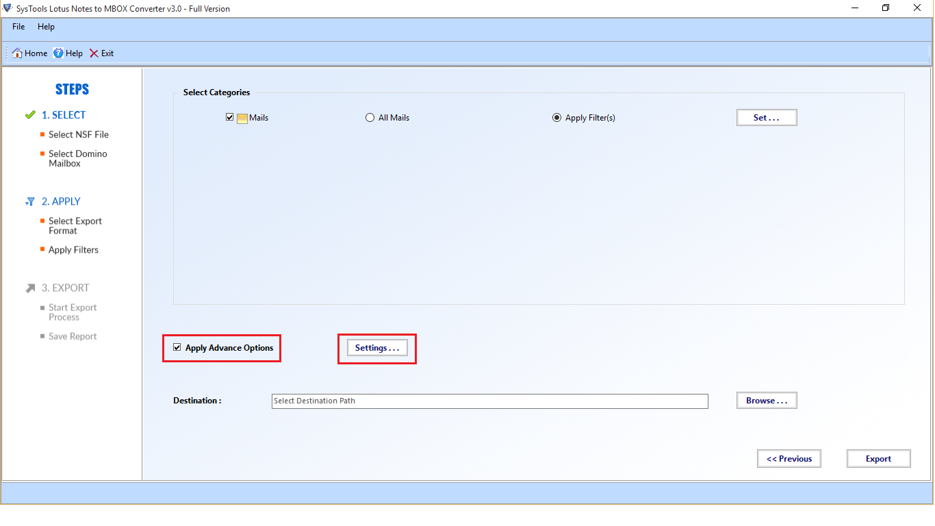 Migrate Emails from Lotus Notes NSF File to MBOX in Batch