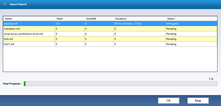 import Lotus Notes NSF file to MBOX