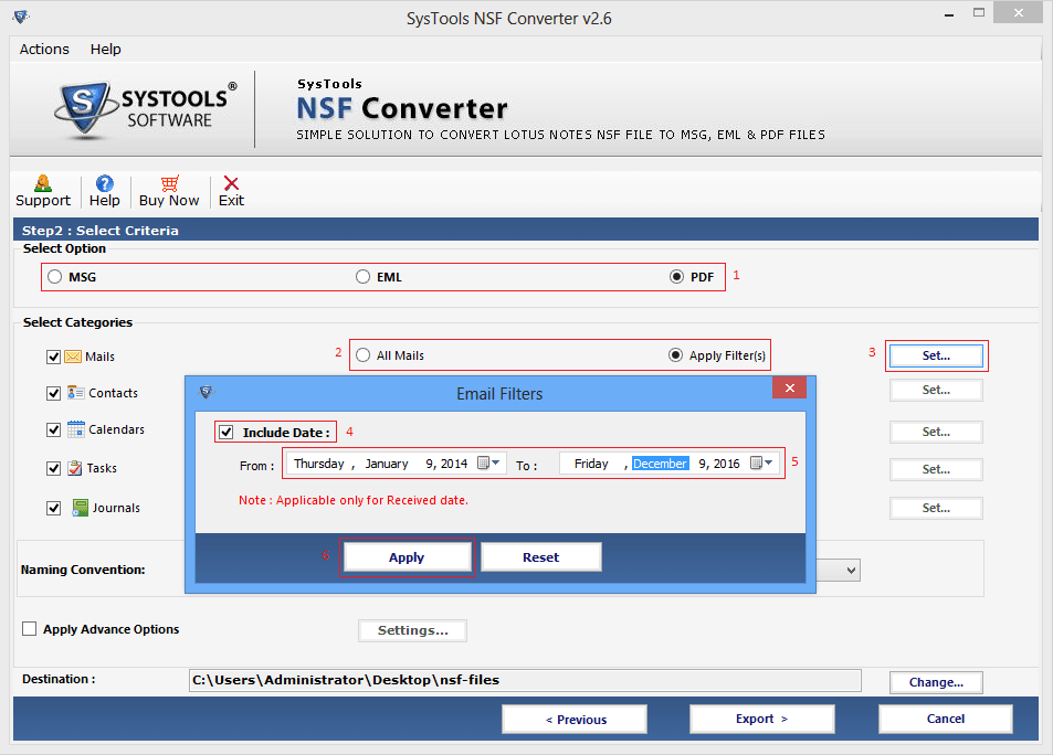 ibm notes to msg